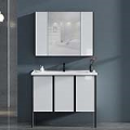 100cm Plywood Bathroom Cabinet Set with Melamine